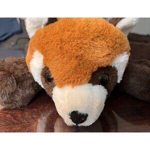 Hugs & Cuddle Calming 18" Weighted 2.5 lbs. Plush Red Raccoon, Sensory Companion